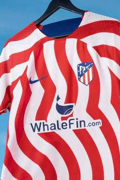 Atlético Madrid Voetbaltenue 2022-2023 Thuisshirt Kids